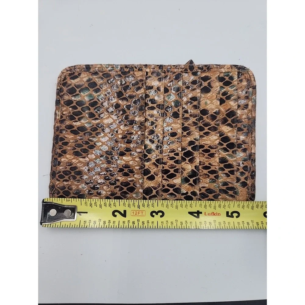 Lodis‎ Snakeskin Leather Card And Coin Holder